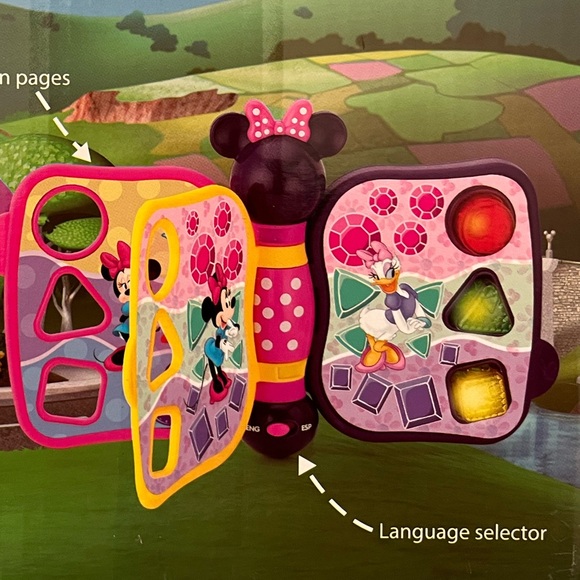 Disney junior MINNIE learning book with sound and lights. 12M + - Picture 5 of 12